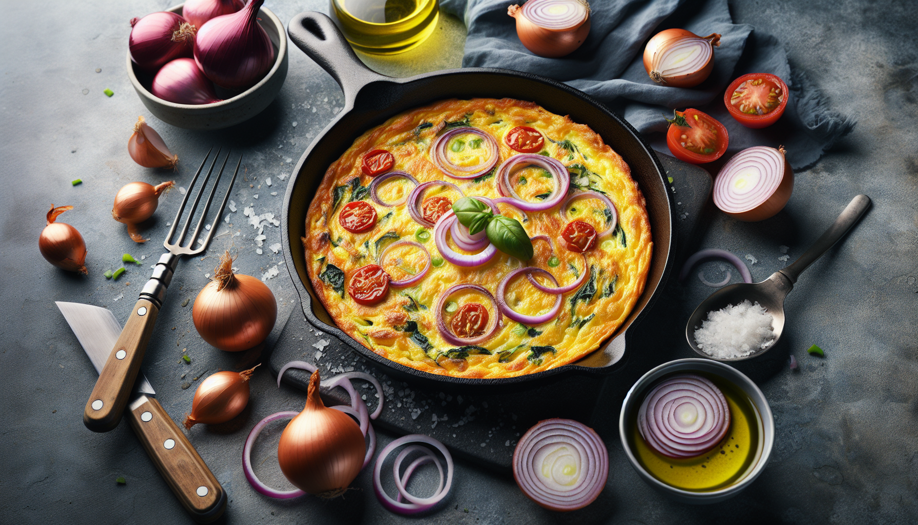 frittata di cipolle